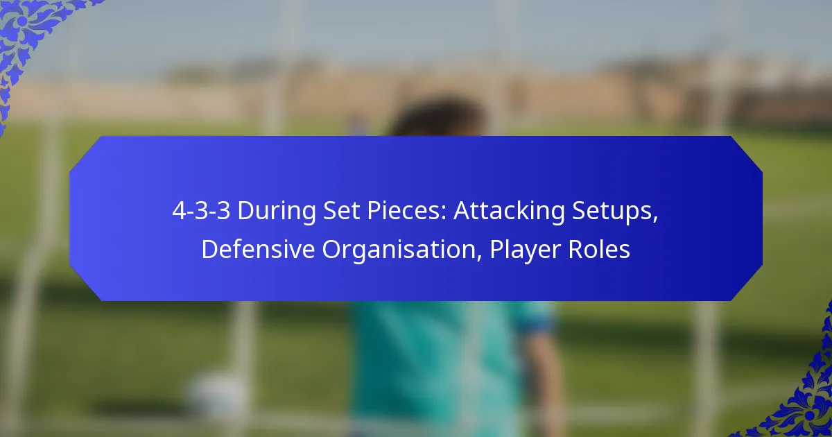4-3-3 During Set Pieces: Attacking Setups, Defensive Organisation, Player Roles